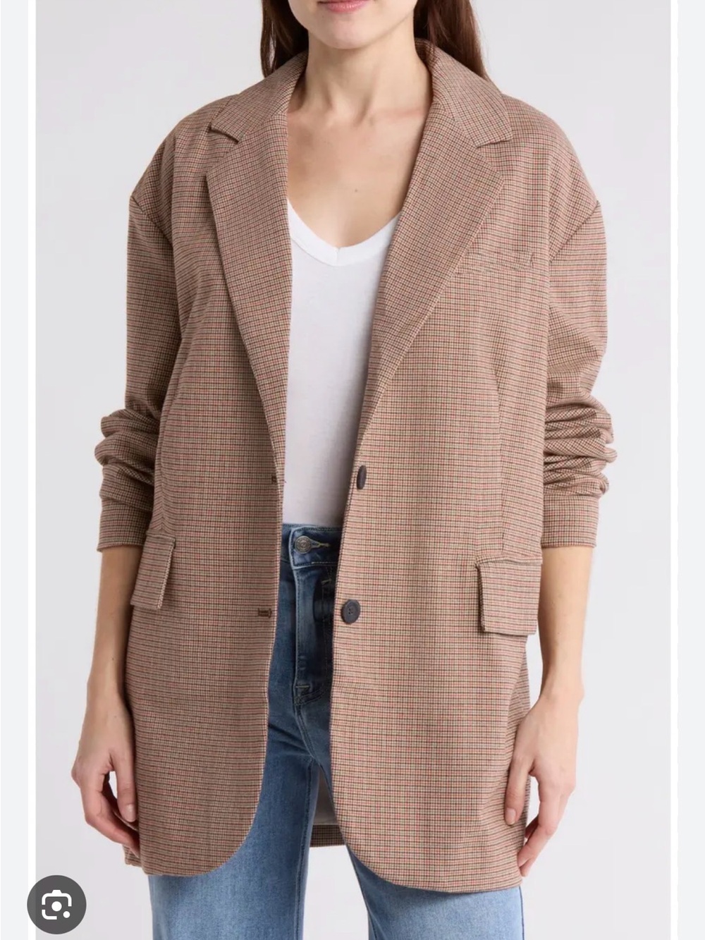 Free People Reggie Oversized Blazer Jacket